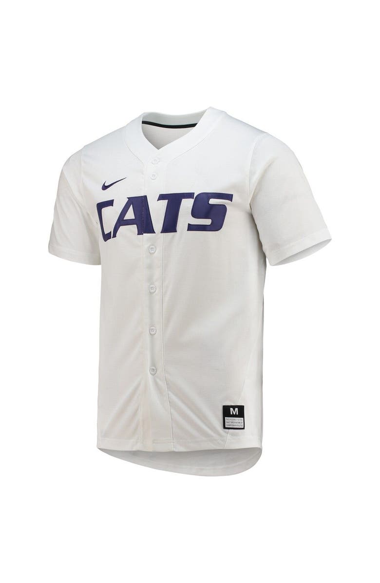 Nike Men's Nike White Kansas State Wildcats Replica Baseball Jersey, Alternate, color, White