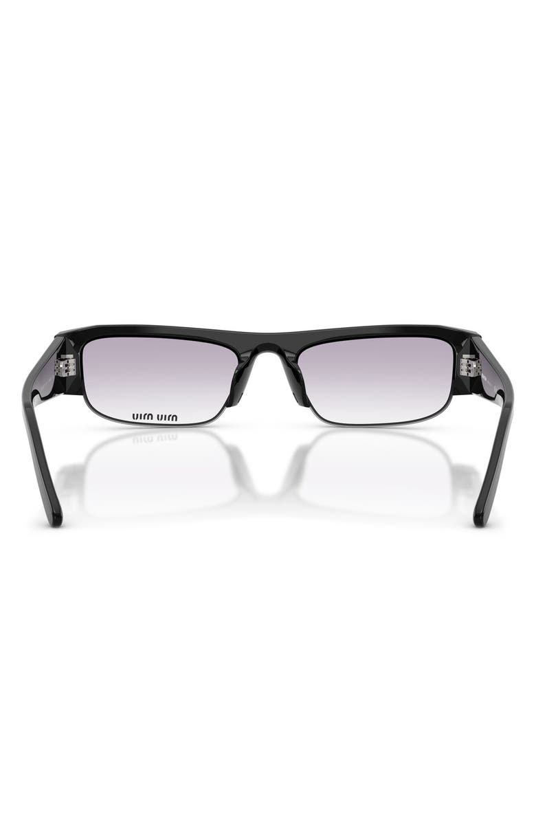 Miu Miu 54mm Rectangular Sunglasses, Alternate, color, 