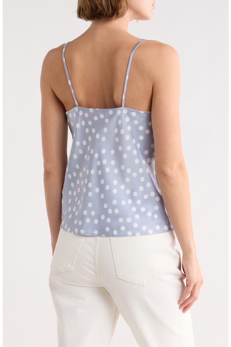 Sleeveless Cowl Neck Tank, Alternate, color, STEEL BLUE
