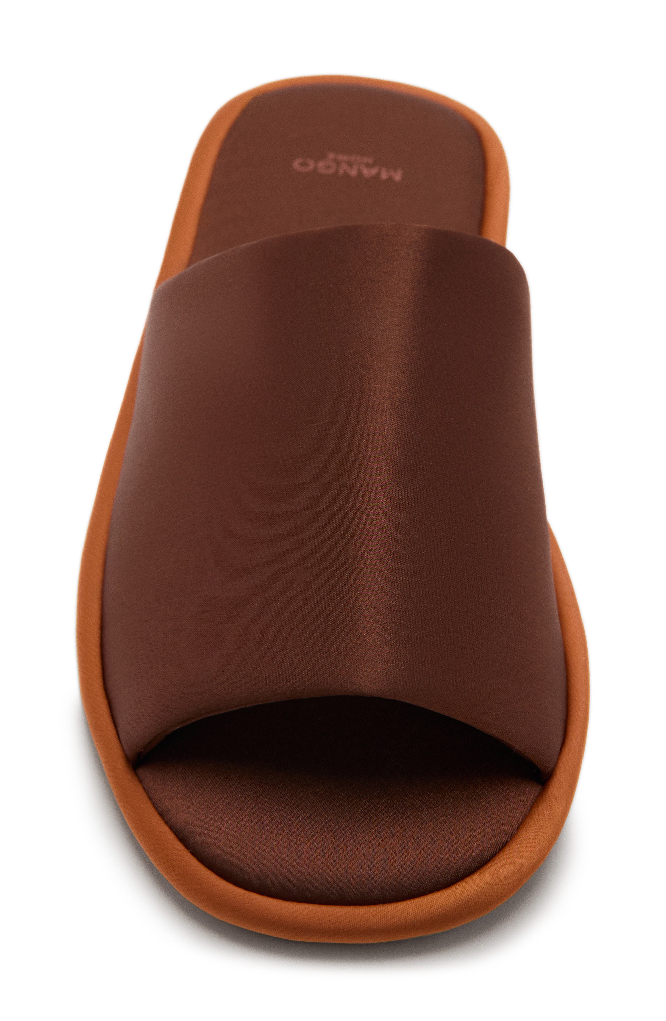 MANGO Slide Slipper, Alternate, color, Brown