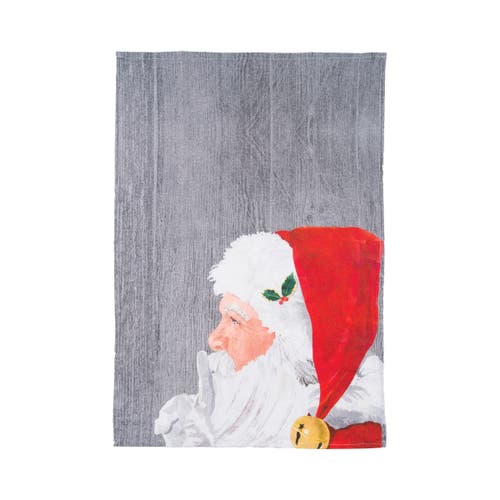 C & F Home C&f Home Secret Santa Printed Flour Sack Kitchen Towel Dishtowel In Gray