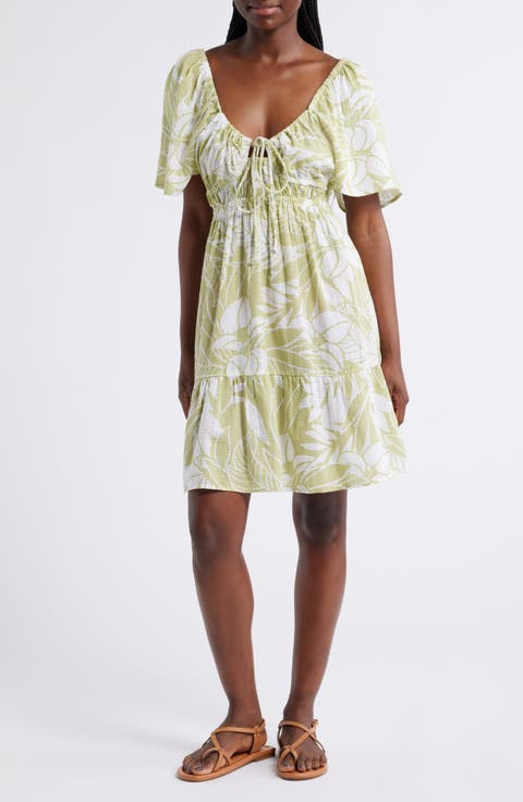 Lincell Casual Sundress-Moss Green