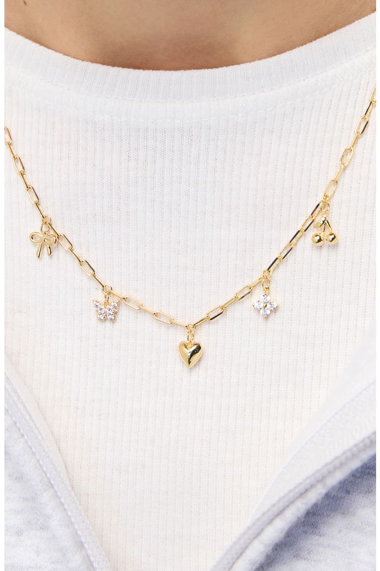 Charm Necklace - The Everyday Charm Necklace, Alternate, color, Gold