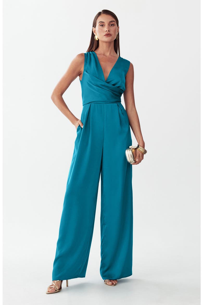 Livleigh Jumpsuit, Alternate, color, Marine Blue