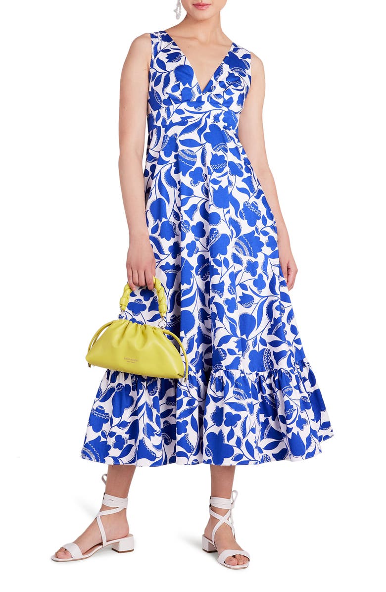 green emerald velvet dress kate spade new york Rent the Runway Pre-Loved Cloud Dot Dress, Multicolor,  X-Small at Amazon Women's Clothing store main image 1