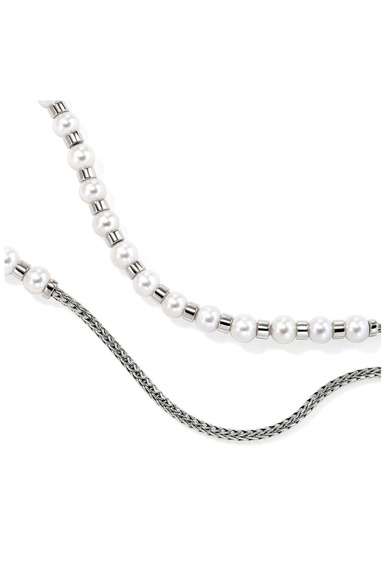 JH Essential Pearl Necklace, Sterling Silver, 2.5MM, Alternate, color, SILVER/PEARL
