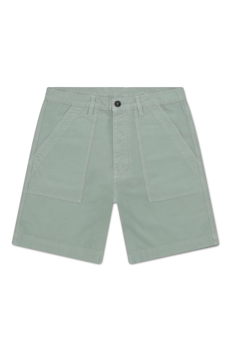 Rebel Cotton Pocket Bermuda, Main, color, Aqua Green