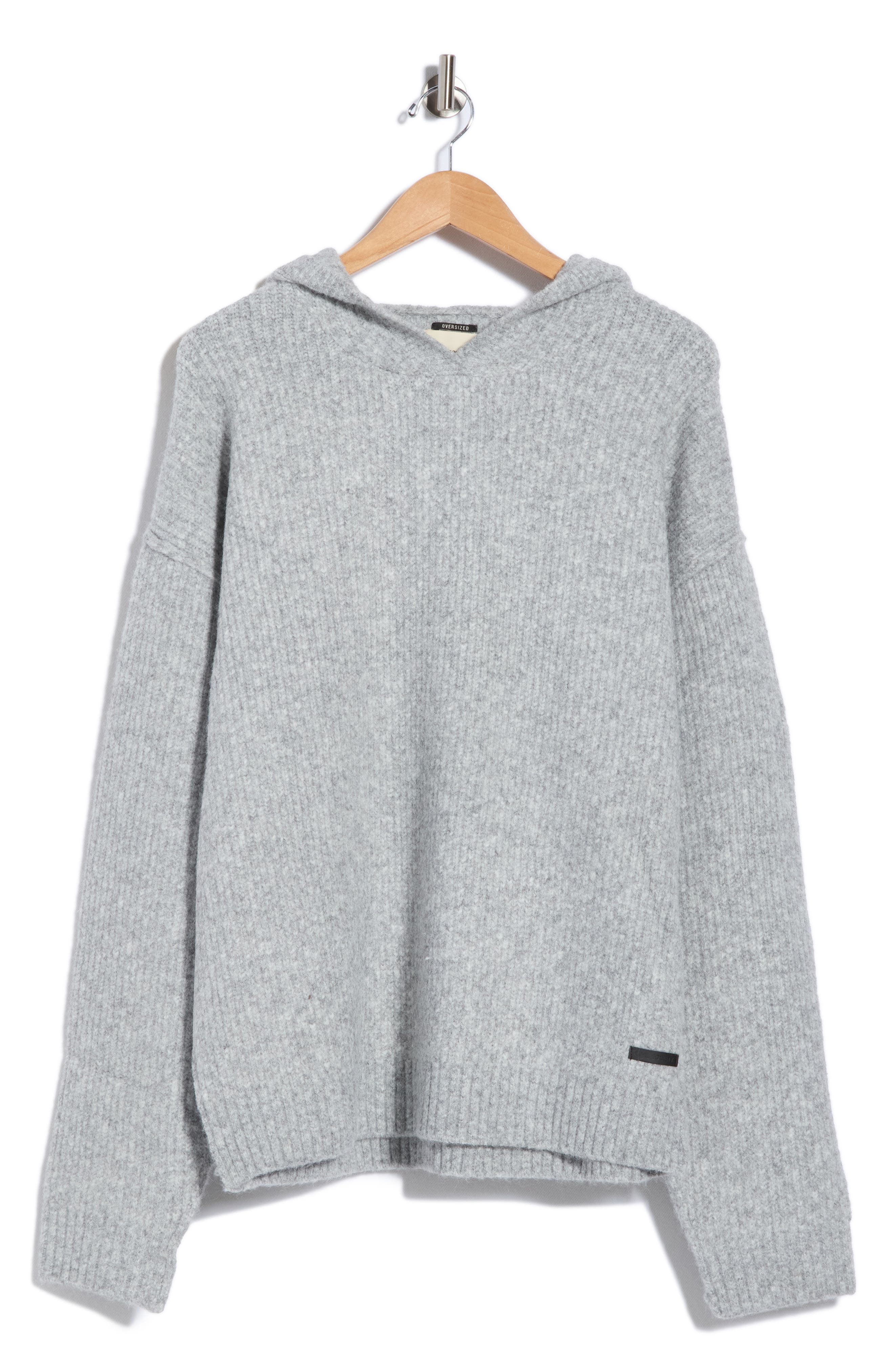 Oversize Brushed Knit Hoodie