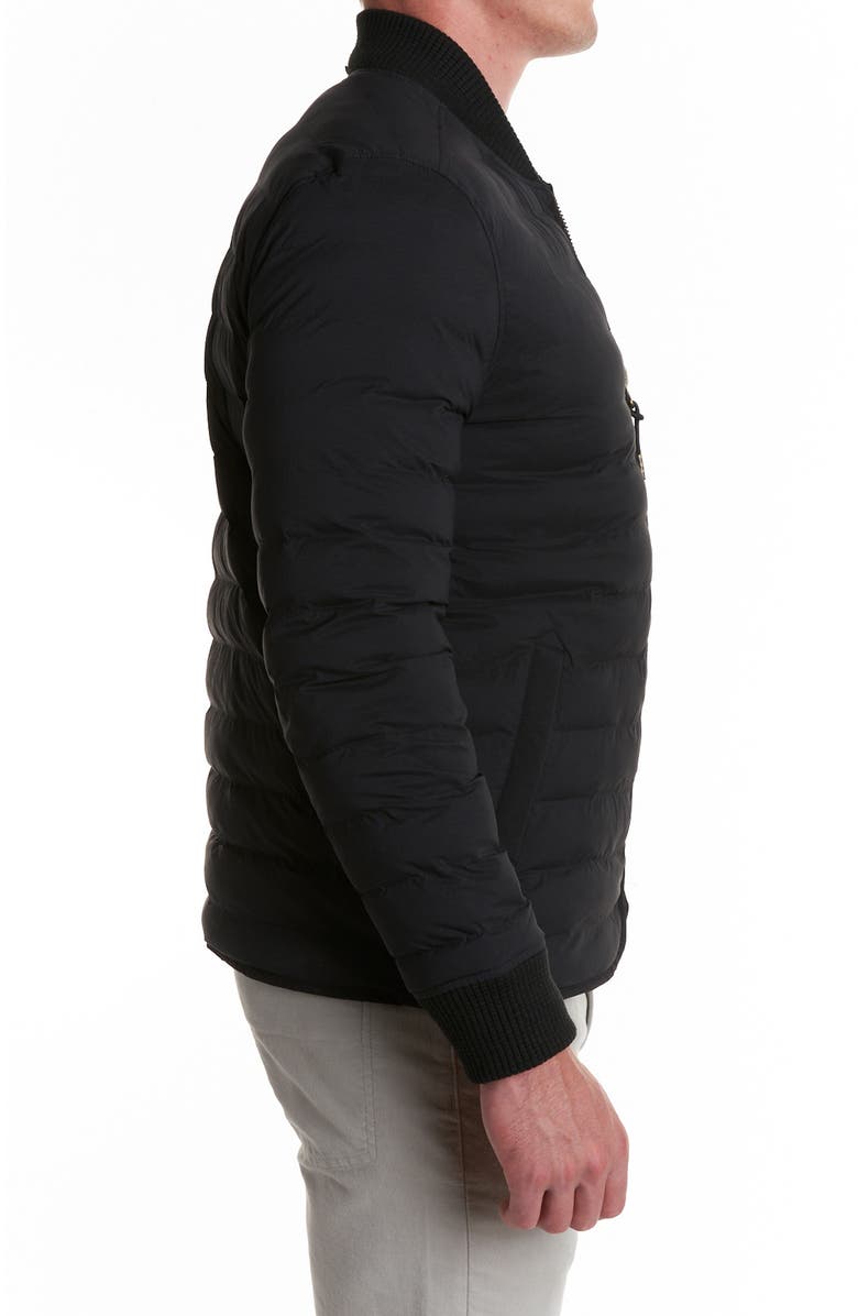 Billy Reid Baffle Water Resistant Bomber Jacket, Alternate, color,