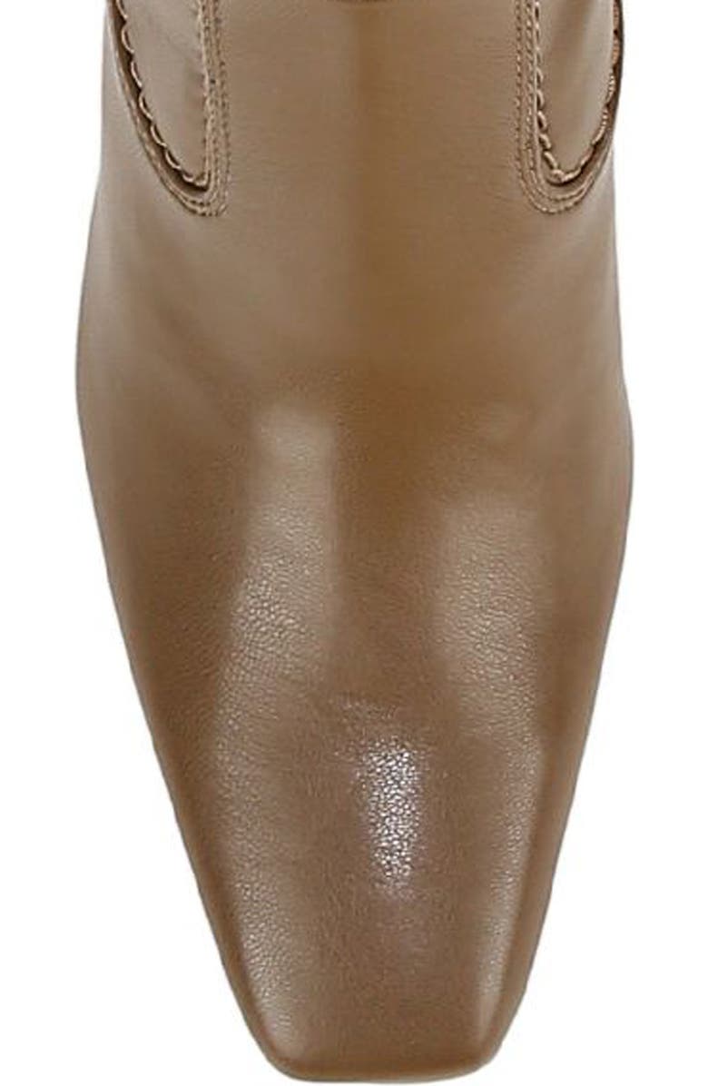 Franco Sarto Bowman Snakeskin Embossed Knee High Boot, Alternate, color, Brown