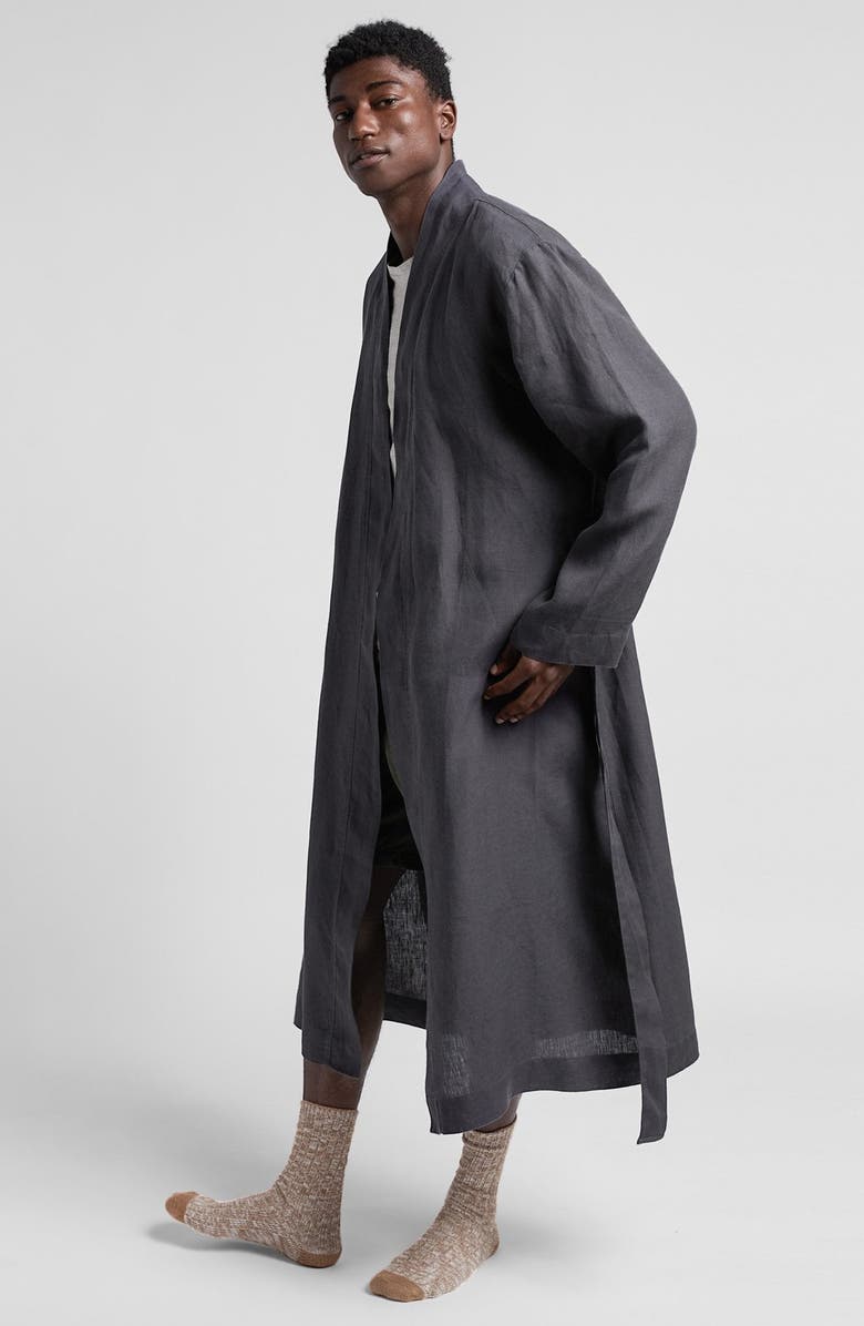 Parachute Linen Robe, Alternate, color, 