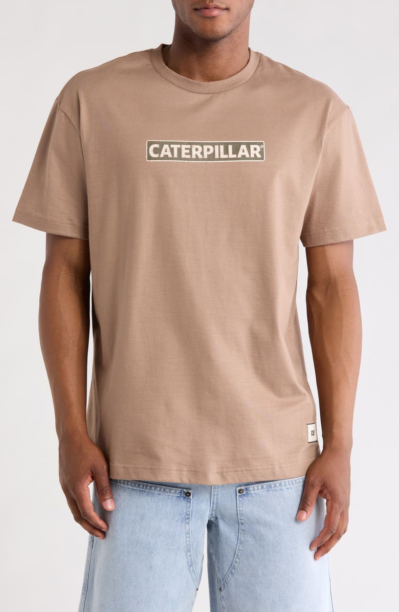 CAT WWR Premium Goods Logo Graphic T-Shirt, Main, color, Fossil