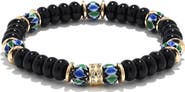 EYE CANDY LOS ANGELES Charlie Pavé Beaded Stretch Bracelet