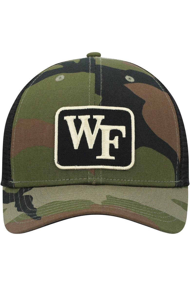 Men's Nike Camo/Black Wake Forest Demon Deacons Classic99 Trucker Snapback Hat, Alternate, color, Camo
