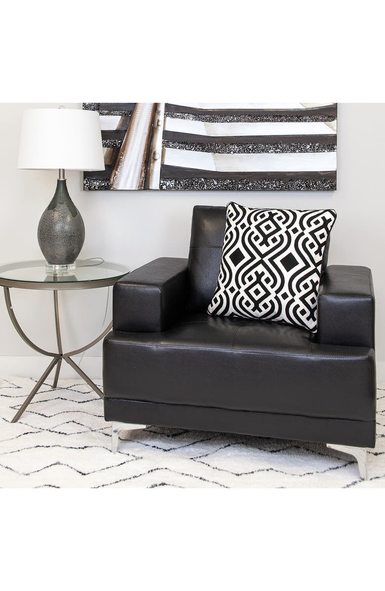 PARKLAND COLLECTION Vega Throw Pillow, Alternate, color, Black