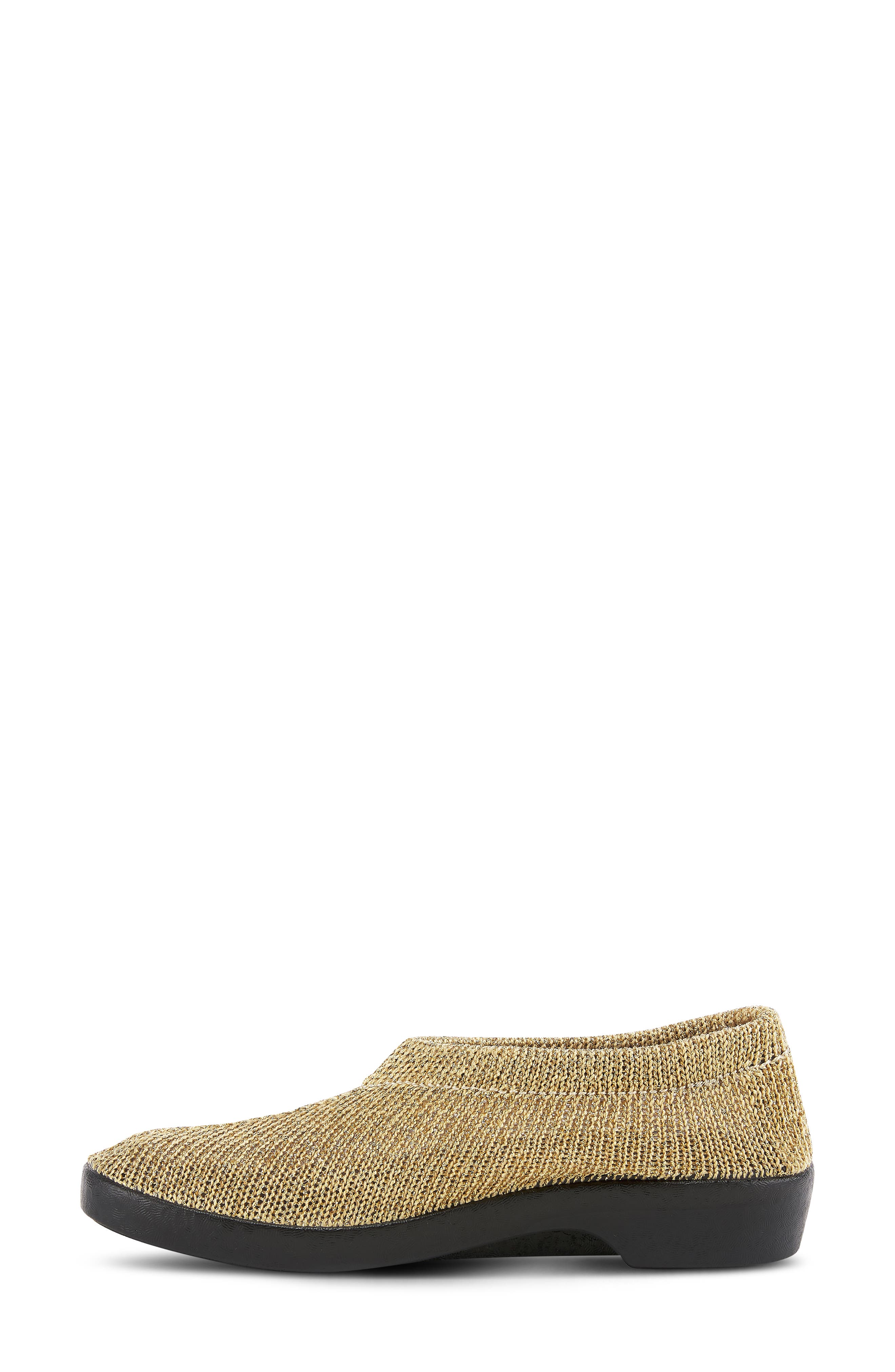Spring Step Tender Ankle Boot, Alternate, color, Gold Fabric