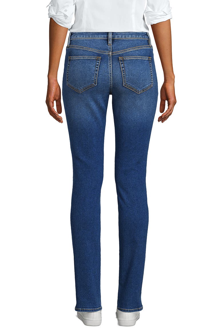Recover Mid Rise Straight Leg Blue Jeans, Alternate, color, Indigo Tide Blue