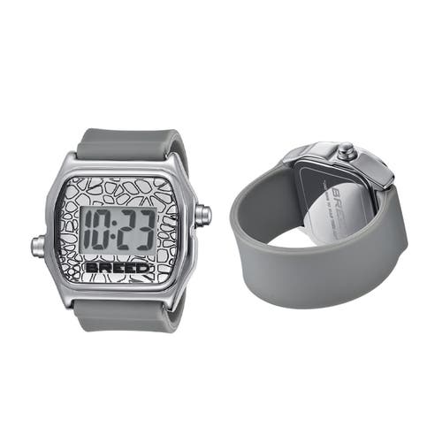 BREED Austin LCD Silicone Ring Watch in Grey  product