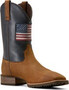Ariat Hybrid Rancher Patriot Wide Square Toe Cowboy Boot