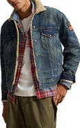 Polo Ralph Lauren Rigid Fleece Lined Denim Trucker Jacket