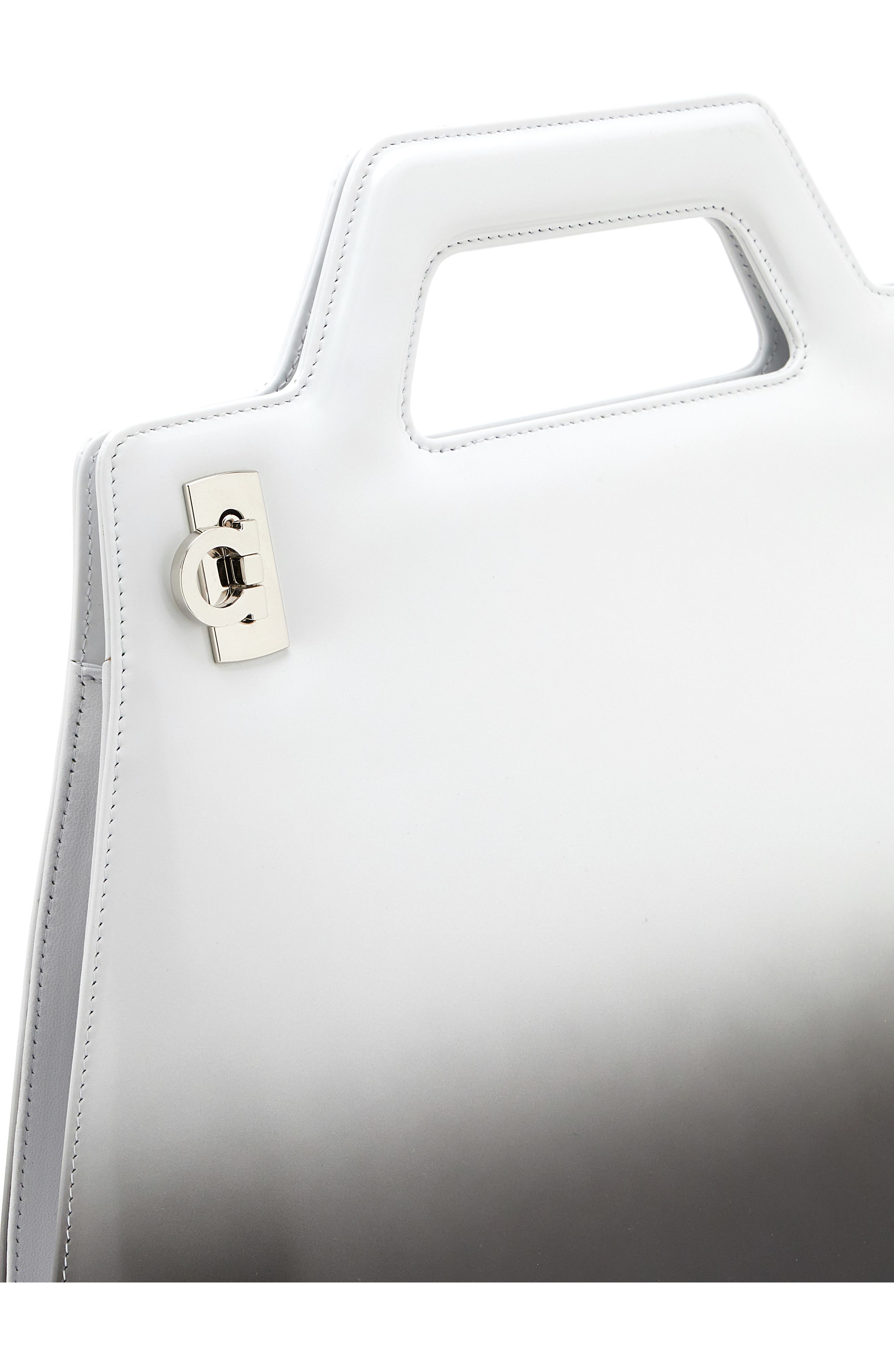 FERRAGAMO Medium Wanda Airbrush Leather Top Handle Bag, Alternate, color, 