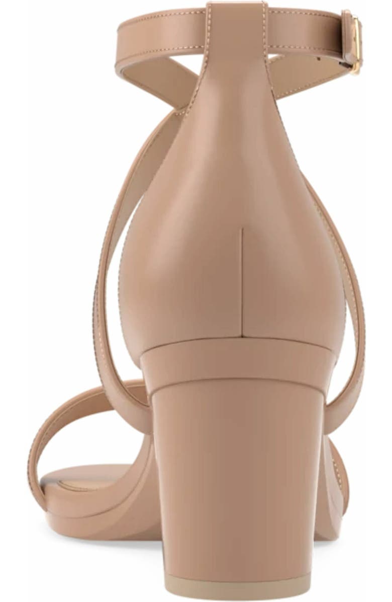 Pashion Footwear The Sandal 3" Block Heel, Alternate, color, Latte Leather