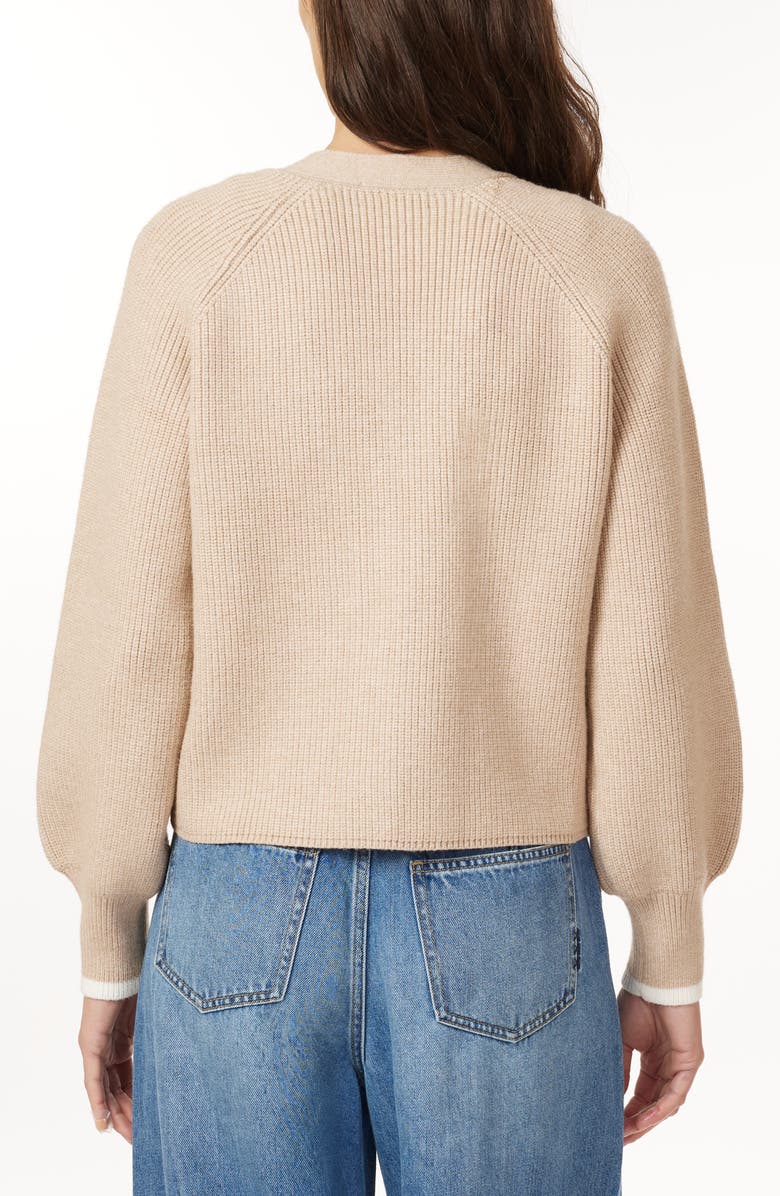 Scotch & Soda Slouch Cardigan, Alternate, color, Oatmeal Heather