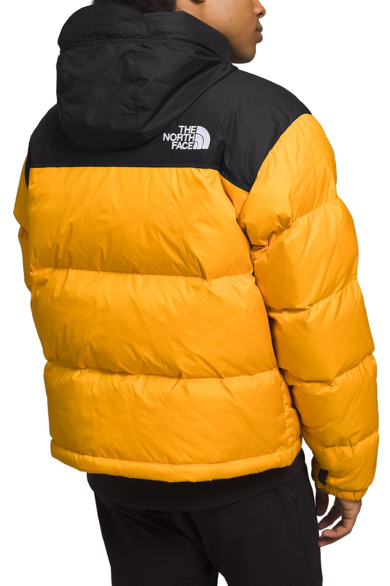 Men's 1996 Retro Nuptse 700 Fill Power Down Packable Jacket, Alternate, color, SUMMIT GOLD/ TNF BLACK