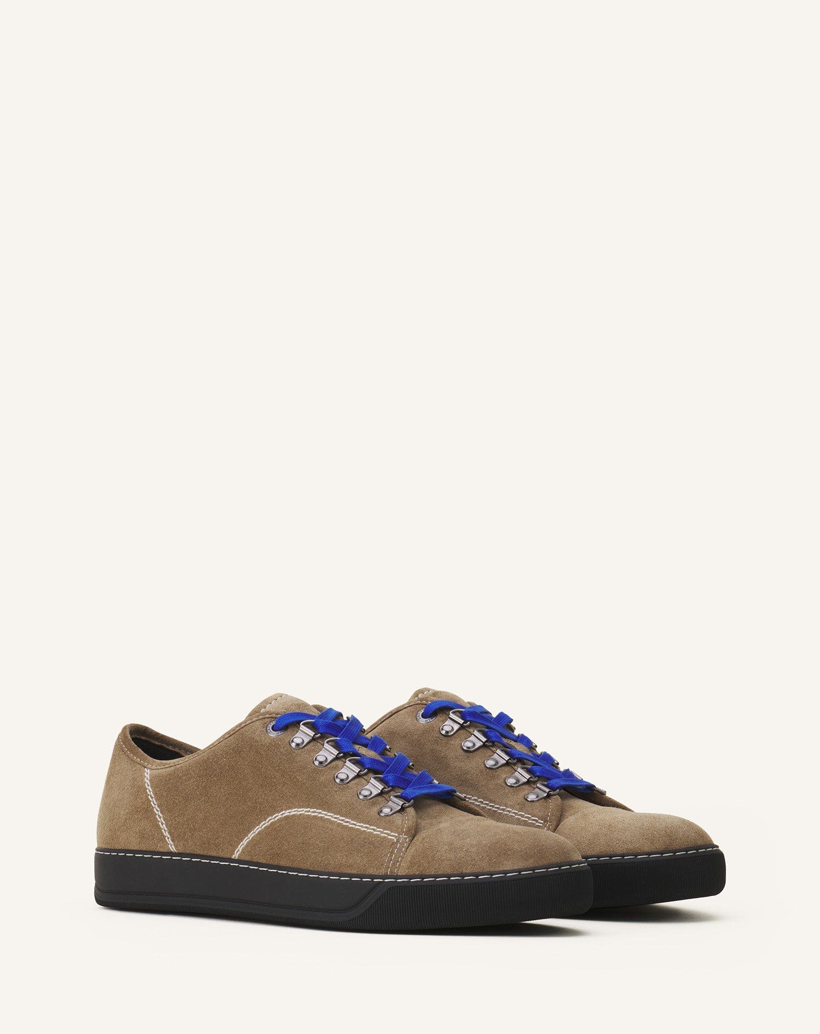 Lanvin DBB1 HIKING SNEAKERS IN SUEDE, Alternate, color, 