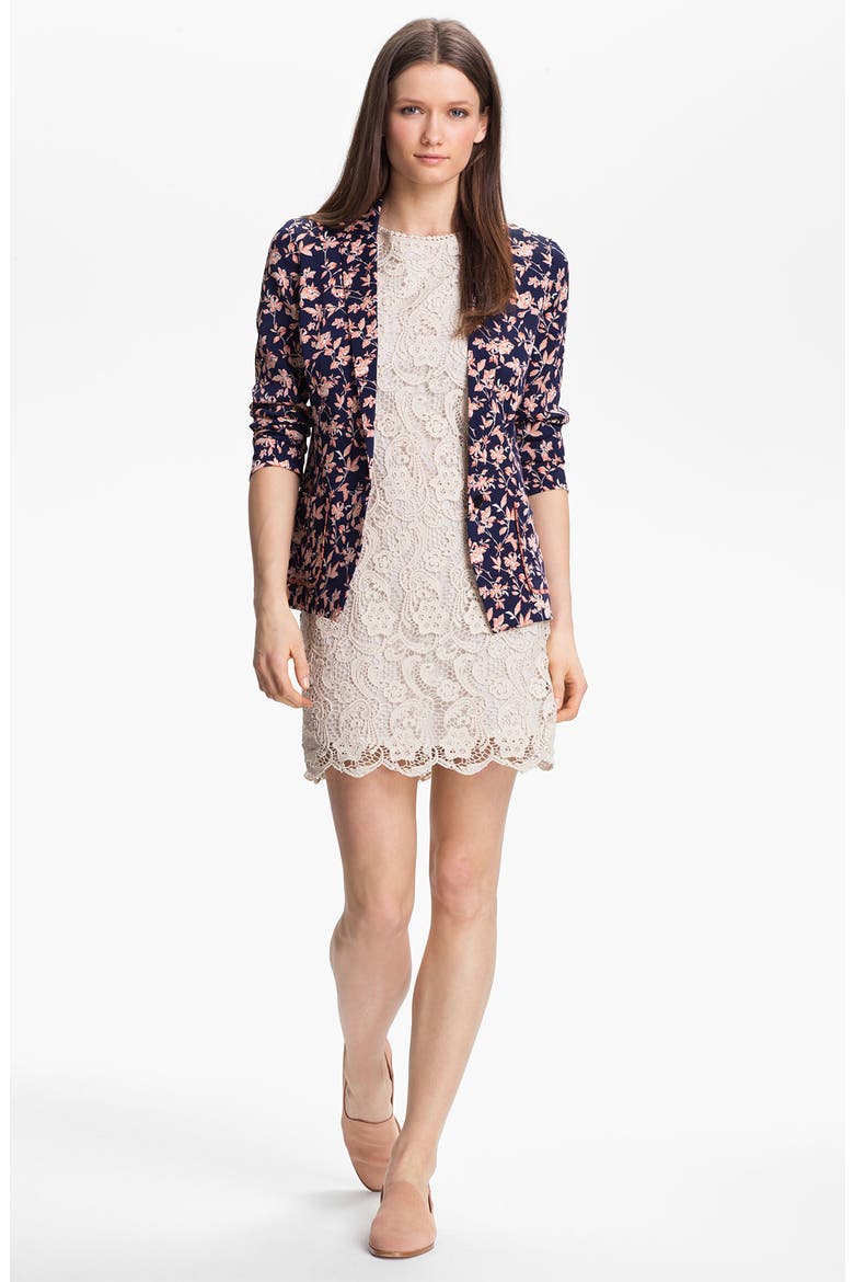 'Vionne' Cotton Shift Dress, Alternate, color, OFF WHITE