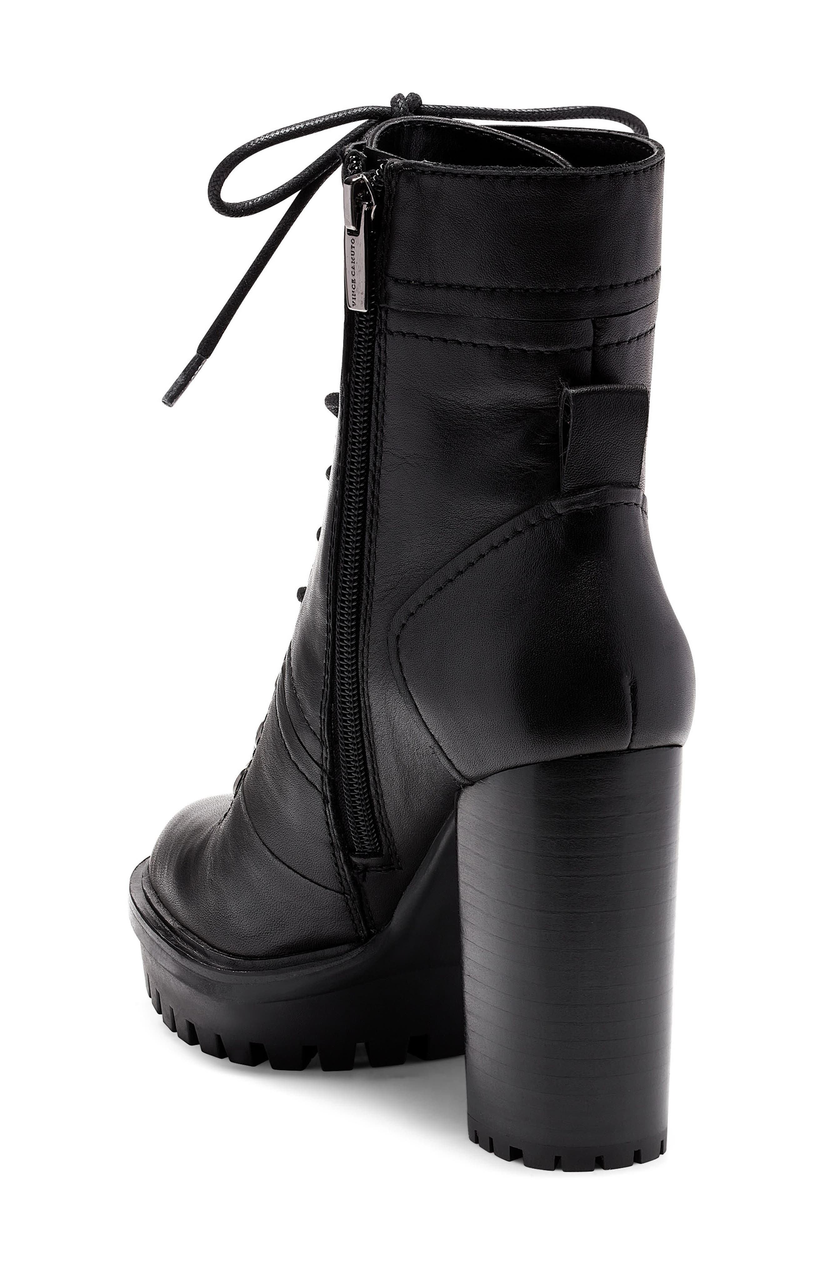 Vince Camuto Emebrila Lug Sole Lace-Up Boot, Alternate, color, 