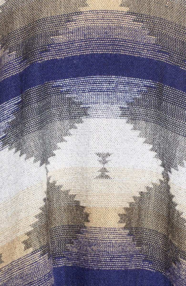 BP. Geo Pattern Poncho, Alternate, color,