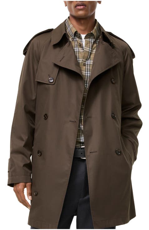 Mid-length Gabardine Leadenham Trench Coat