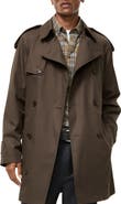 Burberry Mid-length Gabardine Leadenham Trench Coat