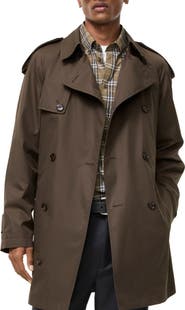 Burberry Mid-length Gabardine Leadenham Trench Coat