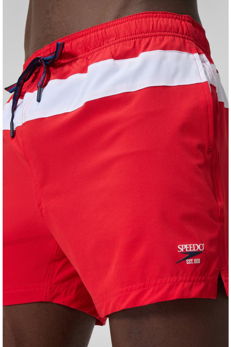 Logo Volley 16 Board Shorts, Alternate, color, RED