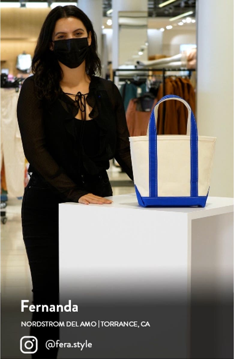 Boat & Tote Cotton Canvas Bag, sales video thumbnail