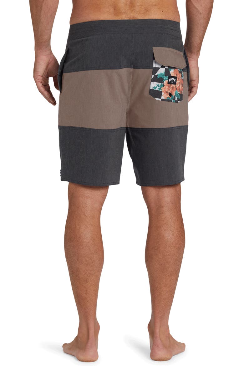 Tribong Lo Tide Water Repellent Board Shorts, Alternate, color, DARK BROWN