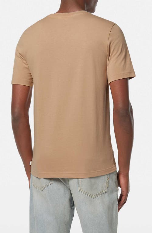 Scotch & Soda Regular Fit Chest Logo Graphic T-shirt In Brown