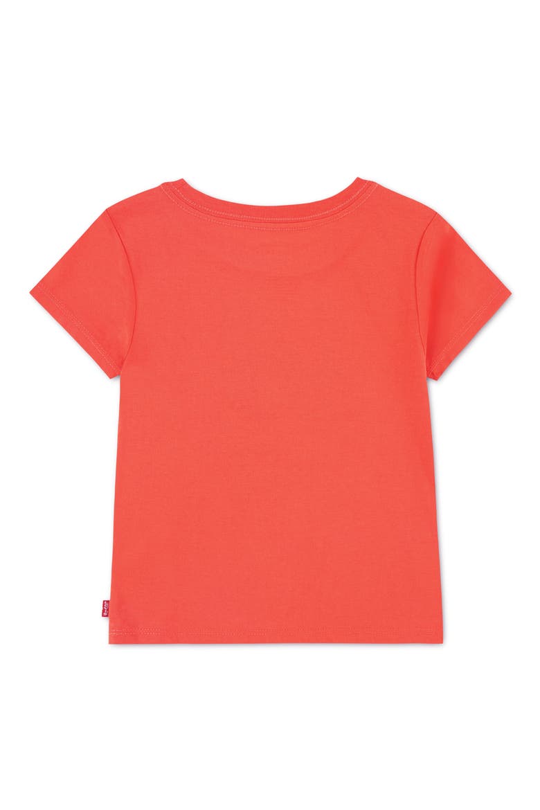 Kids' Graphic T-Shirt, Alternate, color, HOT CORAL