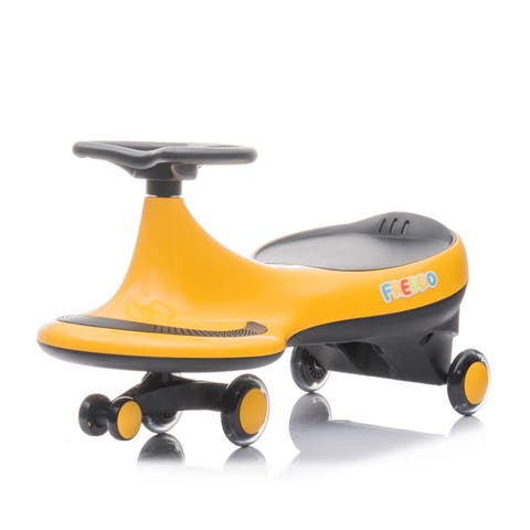 Swing Car with Flashing Wheels