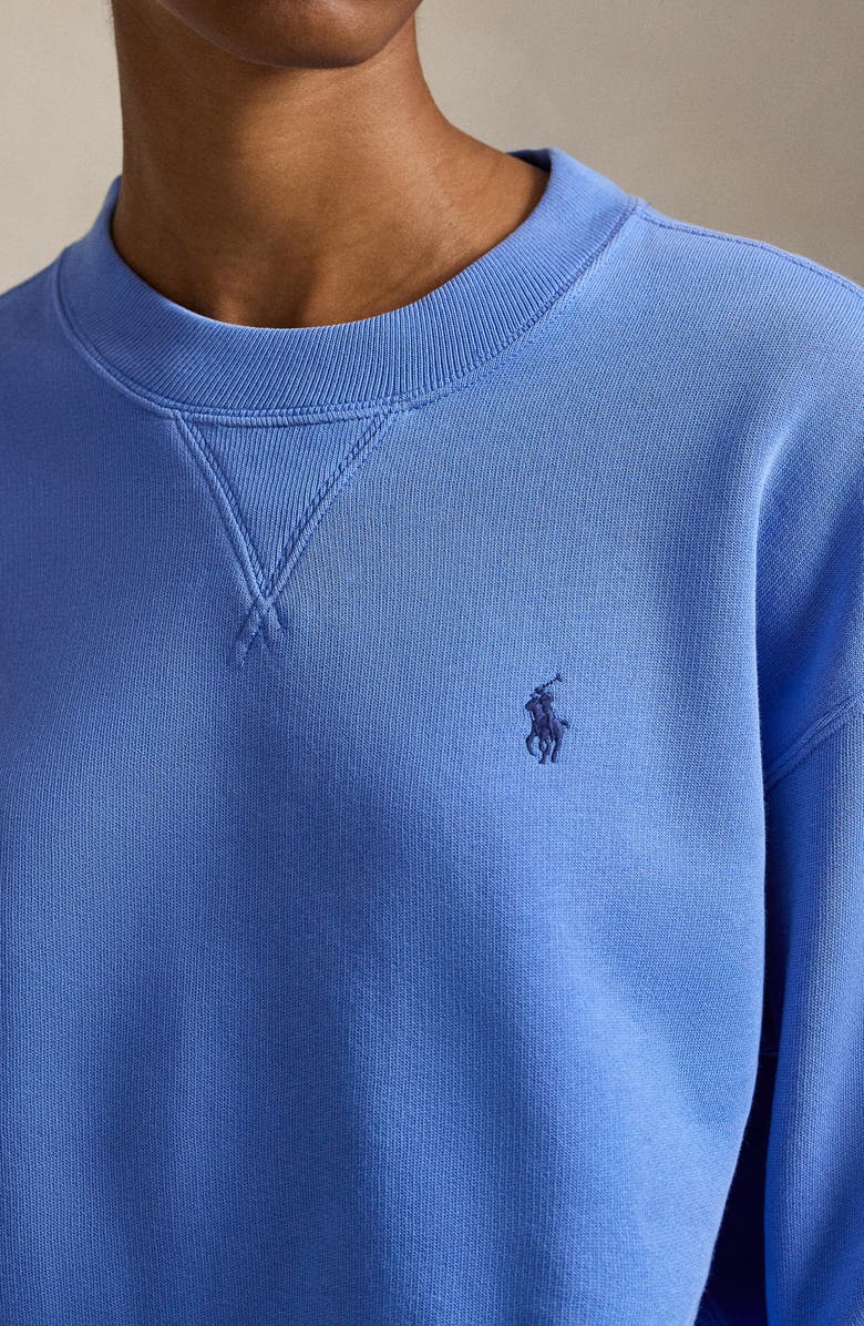 Polo Ralph Lauren Arctic Fleece Sweatshirt, Alternate, color, New Iris Blue