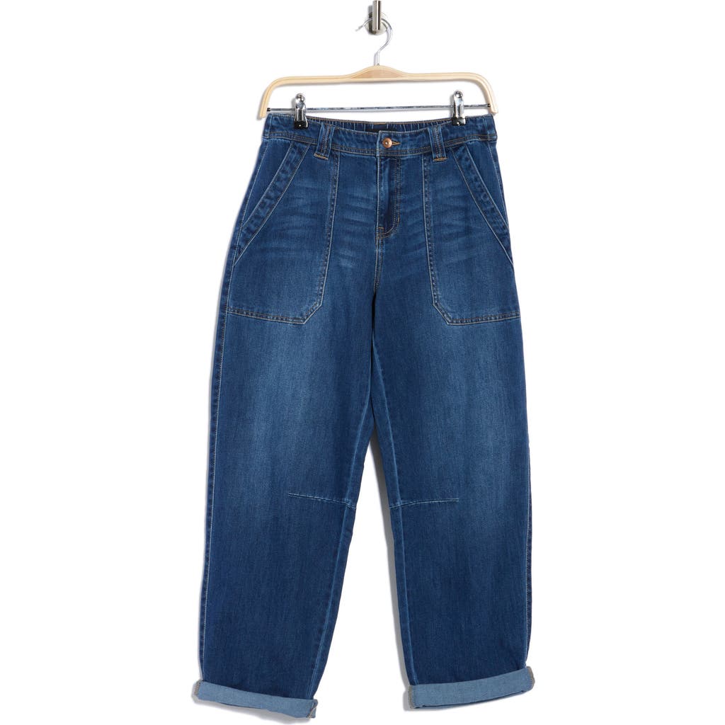 Sanctuary Rider Cuffed Barrel Leg Jeans