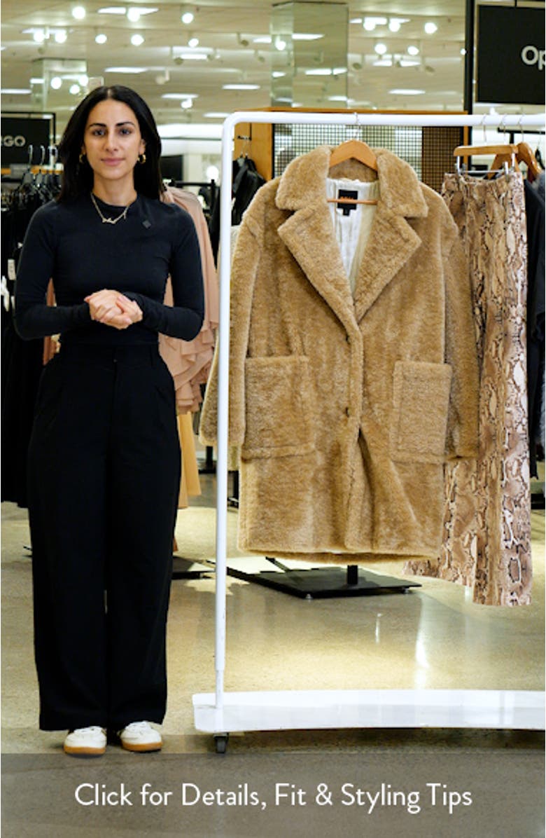 Catedy Faux Shearling Coat, sales video thumbnail