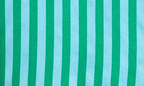 Shop Lunya Washable Silk Pajamas In Halcyon Stripe