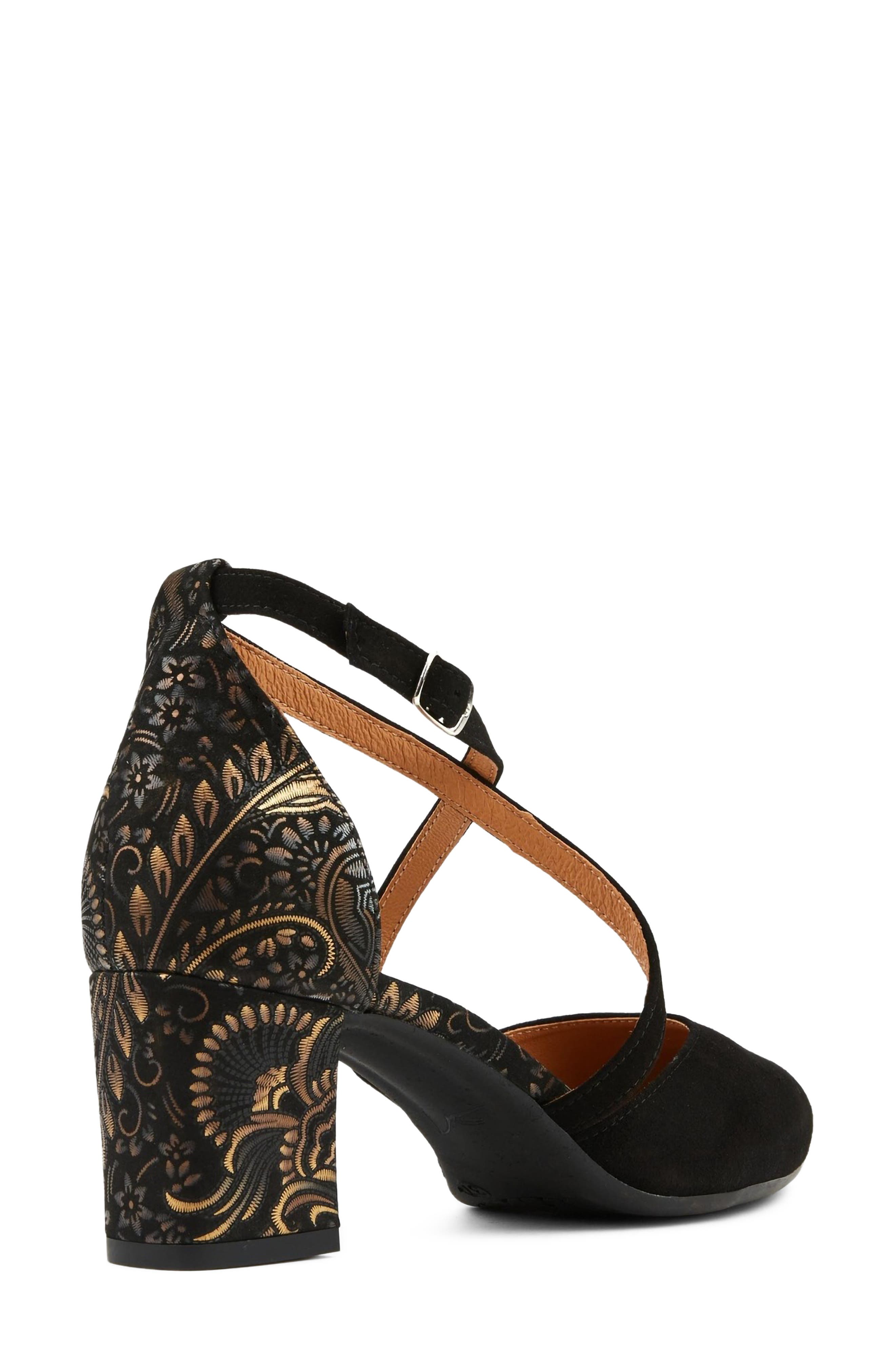 Dannii Ankle Strap Pump, Alternate, color, BLACK