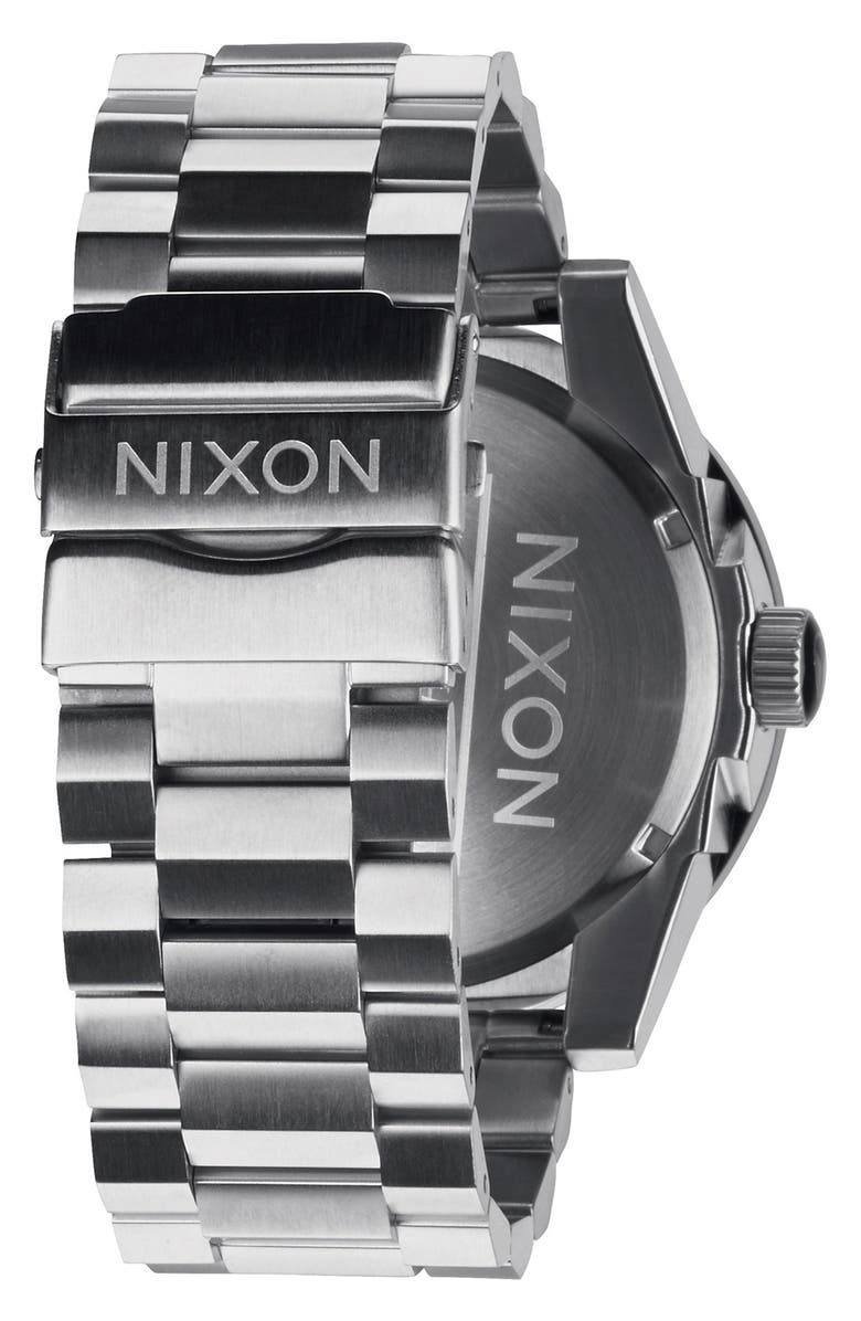 Nixon 'The Corporal' Bracelet Watch, 48mm, Alternate, color, 