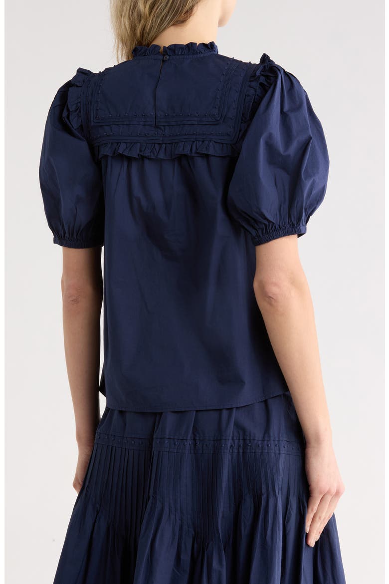 Adeline Puff Sleeve Top, Alternate, color, MIDNIGHT