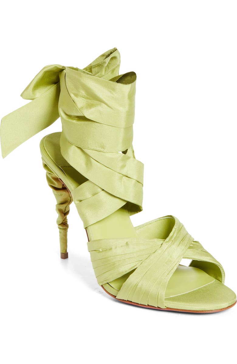 Christian Louboutin Affabula Ankle Wrap Sandal, Main, color, Haiiro/ Lin Haiiro