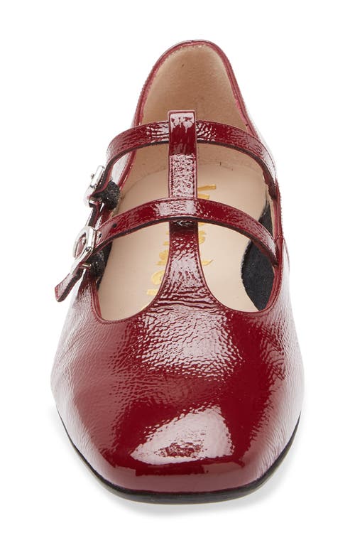 Wonders A-86131 Flat In Burgundy